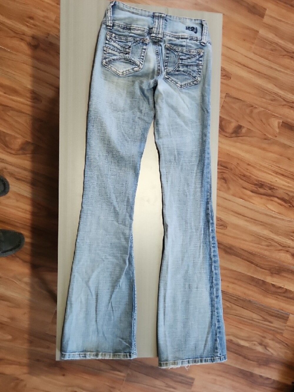 H2j Light Blue Women's Bootcut Jeans - Picture 5 of 8